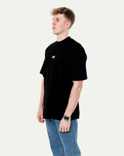 Load image into Gallery viewer, Ovni Factory of Steel Oversized Welder Tee Black
